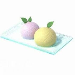Nourriture à la crème glacée modèle 3D