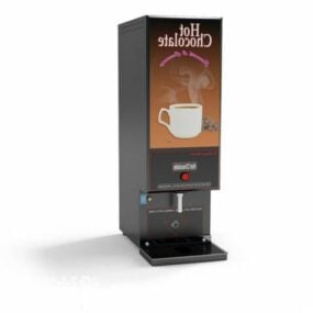 آلة بيع القهوة الساخنة نموذج ثلاثي الأبعاد
