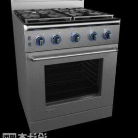 3d модель кухонної електричної духовки