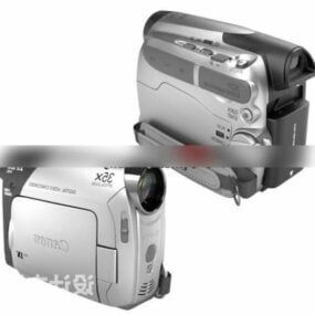 Model 3d Kasus Biru Kamera Digital Ricoh