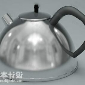 3д модель кухонного чайника из алюминия