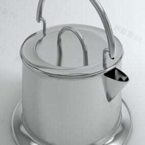 3д модель кухонной утвари чайника