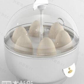 ग्लास कुकिंग पॉट रसोई के बर्तन 3डी मॉडल