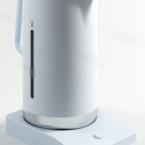 Білий чайник 3d модель