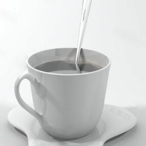 食器セラミックカップ3Dモデル