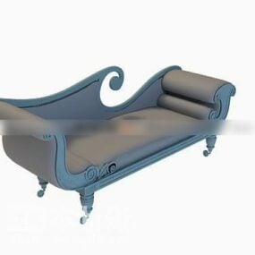 European Style Princess Chair 3d-modell