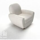 Single Sofa Upholstery White Color
