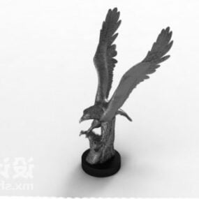 Model 3D posągu orła