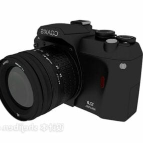 Dslr Camera With Len 3d модель