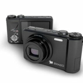 Len 3d 모델이 포함된 컴팩트 카메라