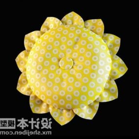 Sonnenblumen-Pflanzen-3D-Modell
