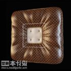 Kwadratowy materiał skórzany na poduszkę