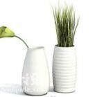 Decorazione minimalista per piante in vaso da interno