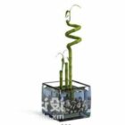 Indoor Glass Potted Plant Decorating