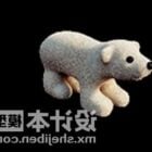 White Bear Stuffed Toy Realistic