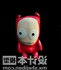 Baby Monster Stuffed Toy 3d model
