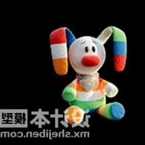 3D model plyšové hračky králíka