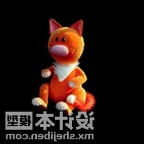 狐狸毛绒玩具 3d模型