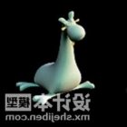 Cartone animato giraffa farcito giocattolo V1
