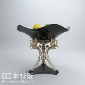 Luxury Bowl Sculpture Decorating 3d model