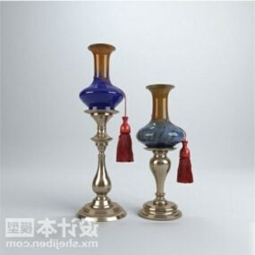 Tableware Arabian Vase Decorating 3d model