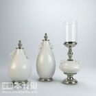 Vase Oil Lamp Decorating Furniture