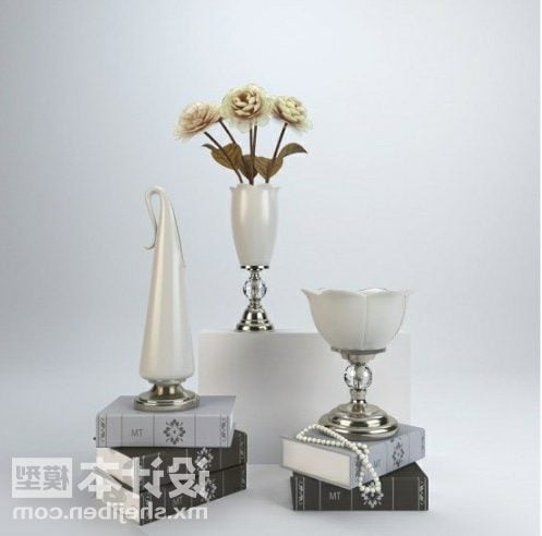 Vase Candlestick Flower Potted Set