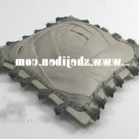 灰色の枕様式化された 3D モデル