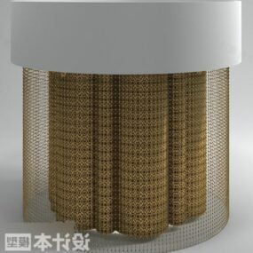 Cylinder Glas Loftslampe 3d model