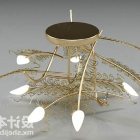 Ceiling Light With Multi Arms 3d model