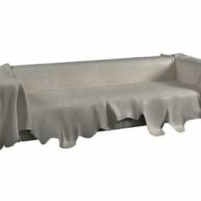 Sofa With Cloth Covered 3d model