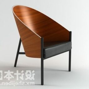 Modernism Lounge Chair Wooden 3d model