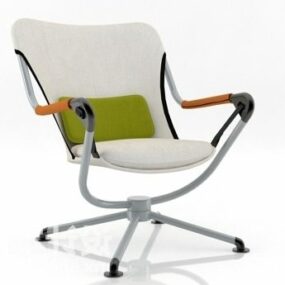 Office Modern Lounge Chair Fixed Leg 3d model