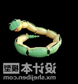 Modello 3d del giocattolo del serpente