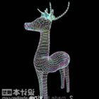 New Year Deer Sculpture Decorating