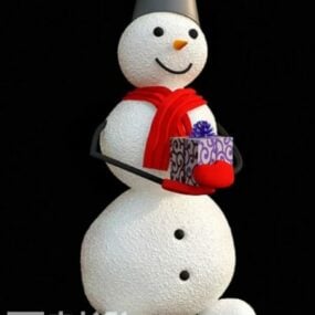 Snowman Decorating 3d model