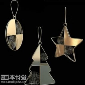 New Year Small Hanging Decorating 3d model