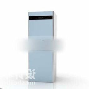 Refrigerador simple modelo 3d eléctrico
