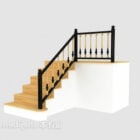 L Shaped Wood Stair