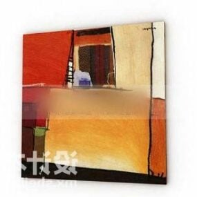 Hang Painting Modern Style 3d model