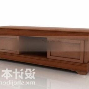 Tv Cabinet Solid Wood 3d model