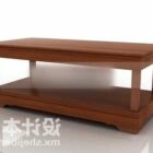 Asian Wood Coffee Table