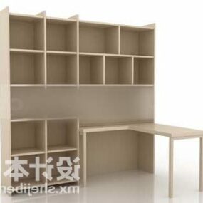 Bookcase Mdf Cabinet 3d model