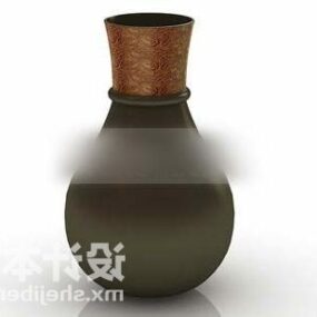 Vas Seni Dengan Model 3d Dekoratif Berlubang