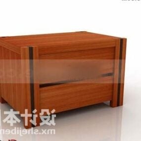 Bedroom Bedside Table 3d model