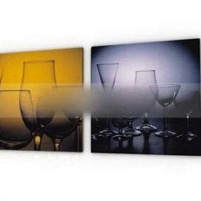 Glass Photography Wall Photo 3d model