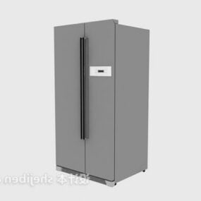 Moderne kjøleskap side ved side stil 3d-modell