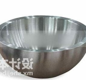 Stainless Steel Big Bowl 3d model
