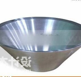 Rustfritt stål servise Cone Bowl 3d modell