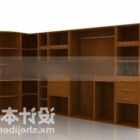 Tủ sách treo tường bằng gỗ
